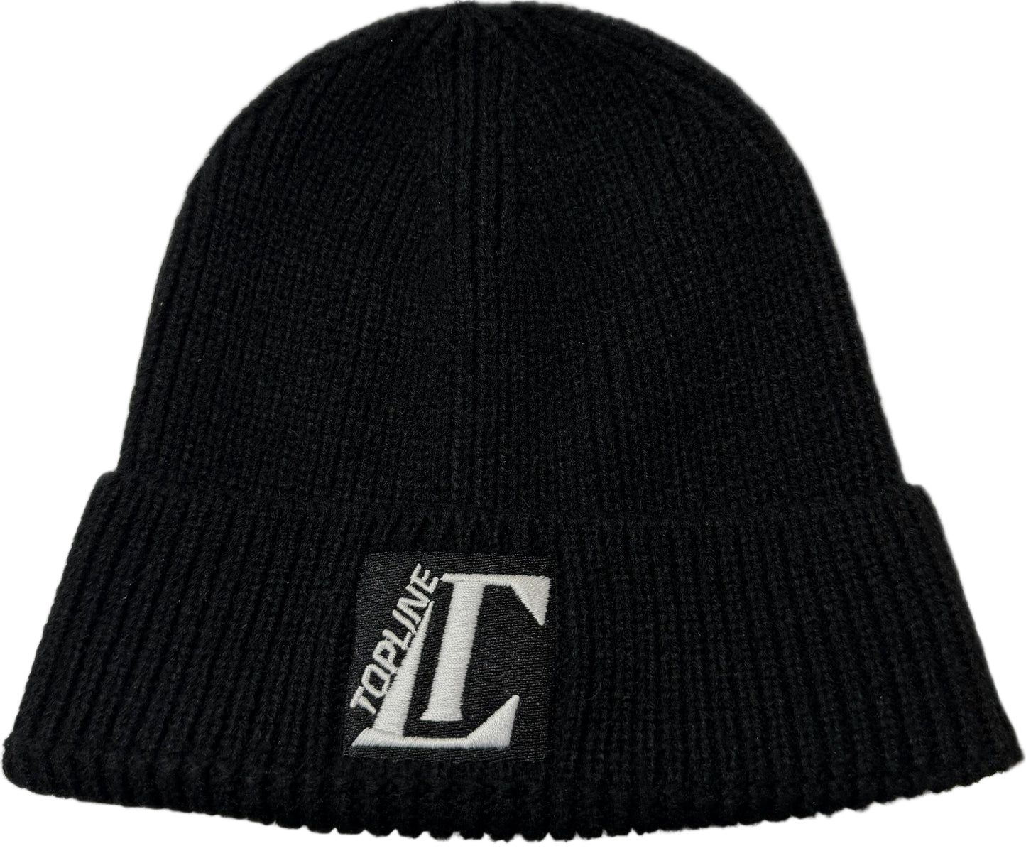 Dual-Patch Knit Beanie